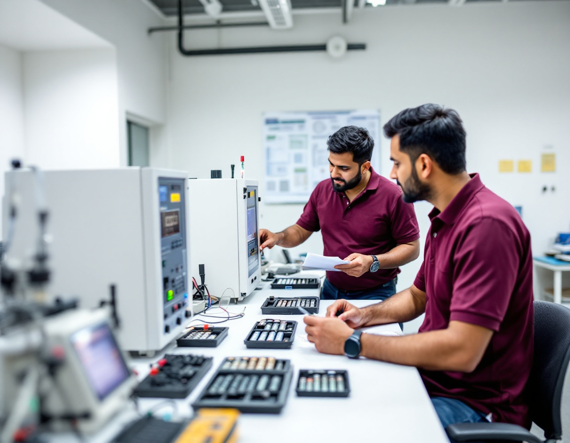 Battery testing and training laboratory